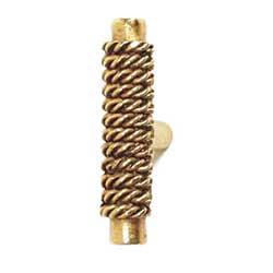 Emenee OR190-ABB Premier Collection Rope on Bar 2 inch x 1/2 inch in Antique Bright Brass Charisma Series
